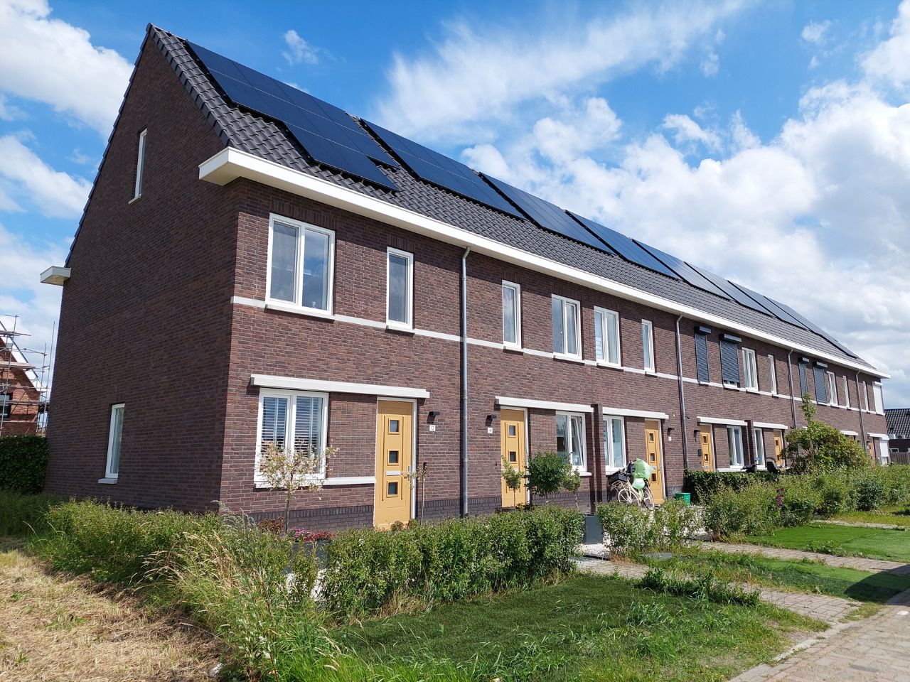 Beekse Akkers biedt één rij van acht gezinswoningen