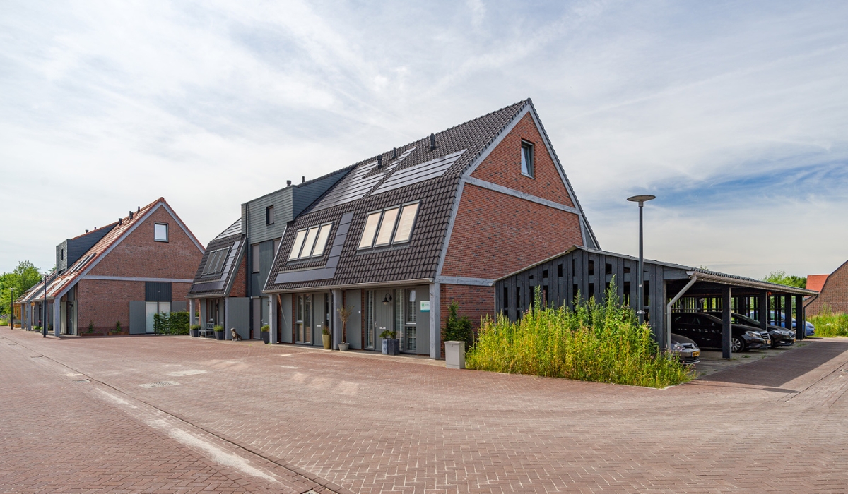 Ieder huizenblok heeft zijn eigen kenmerken qua vorm, kleur en materiaal