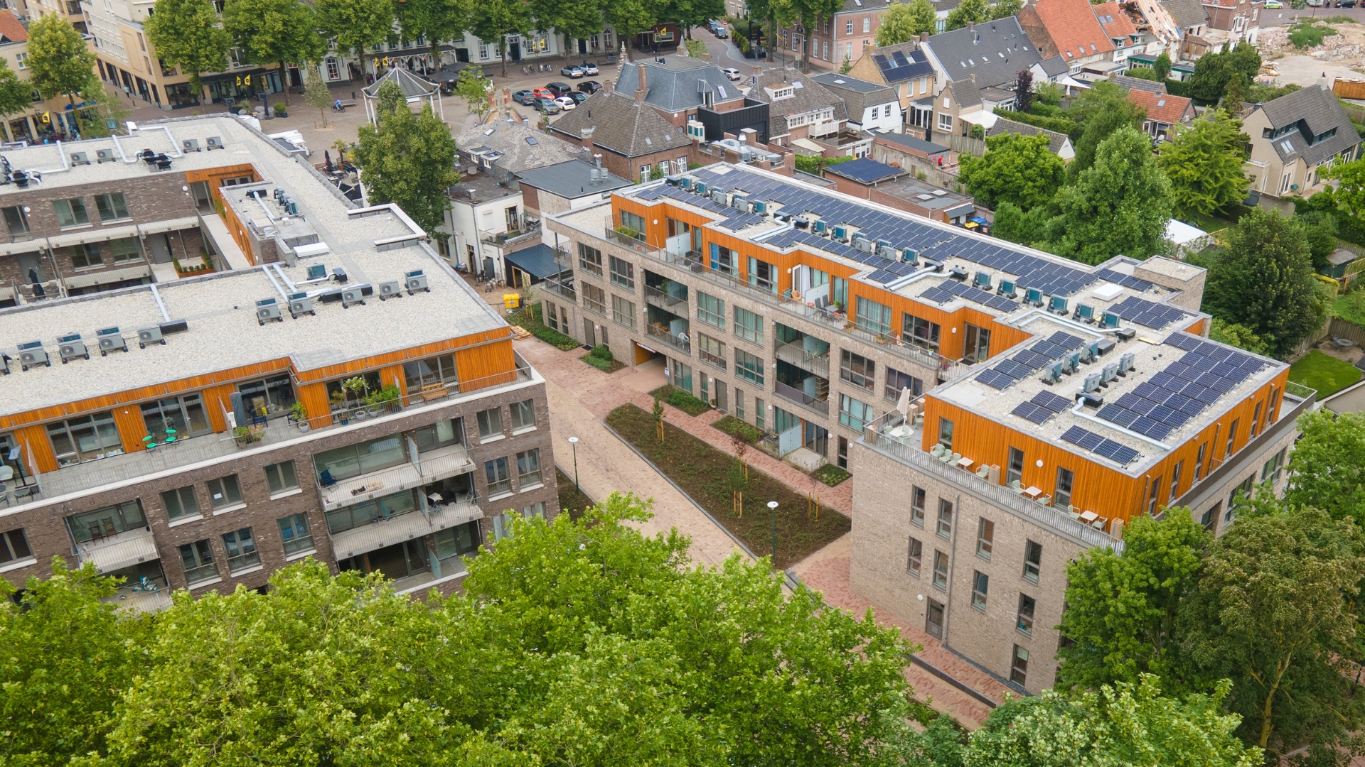 Het binnenterrein aan het Kapittelhof