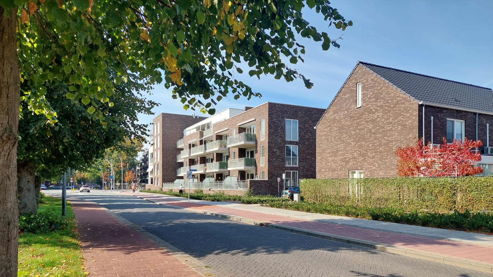 De Valkenier gezien vanaf de Valkenierstraat