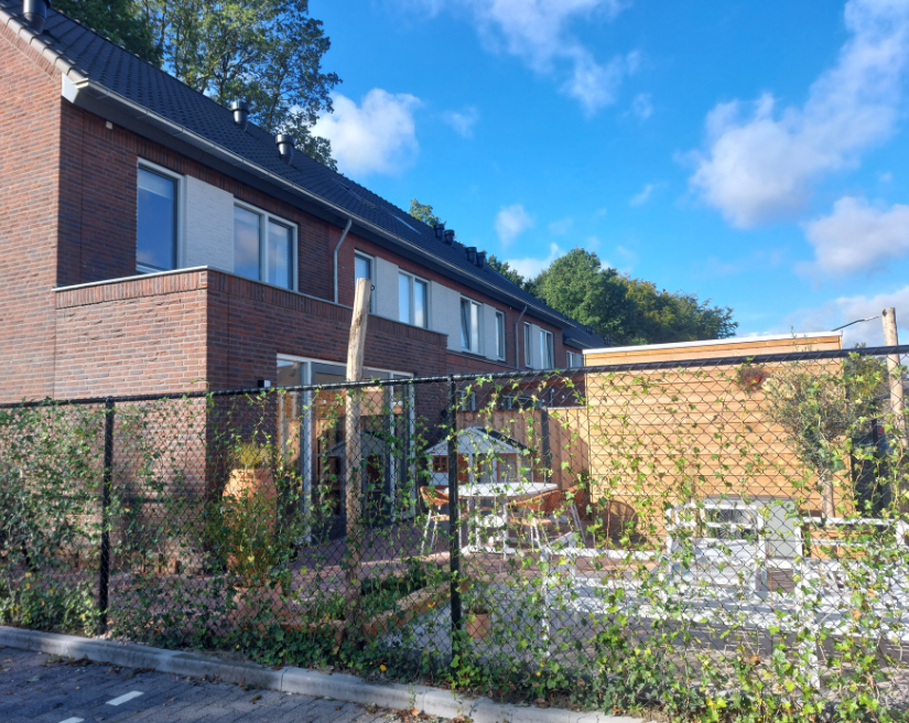 De Waterbloem vanaf de achtertuin