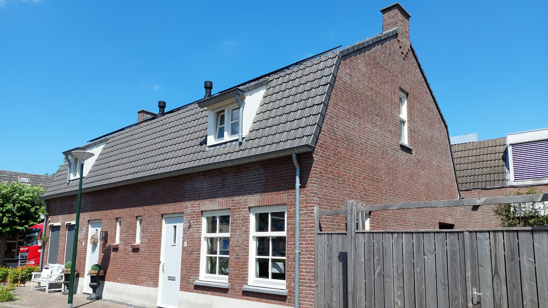 Tweekappers met mansardedak