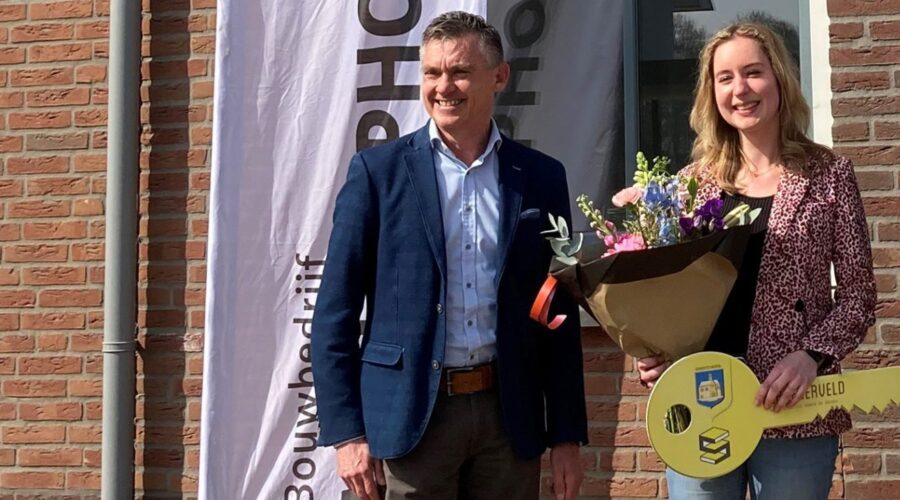 Oplevering starterswoningen Perrekerveld Boekel