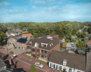 Residentie 't Laar Heeze appartementen nieuwbouw vogelvlucht