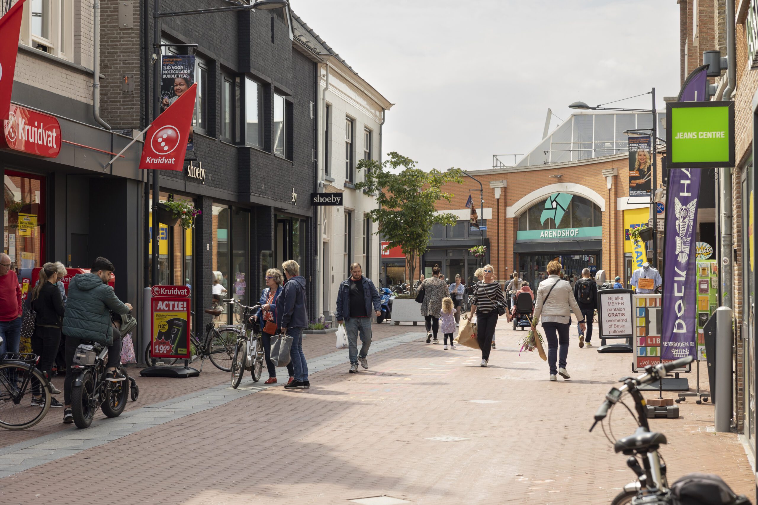 Lekker shoppen in het centrum van Oosterhout