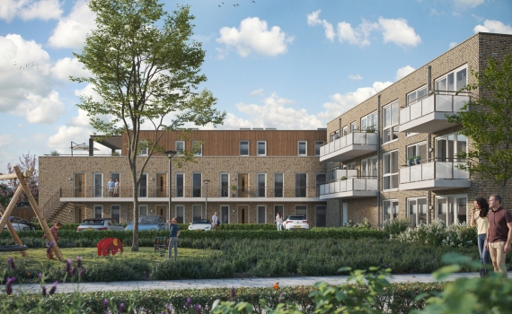 Sweelinckhout Oosterhout Bachstraat groenzone