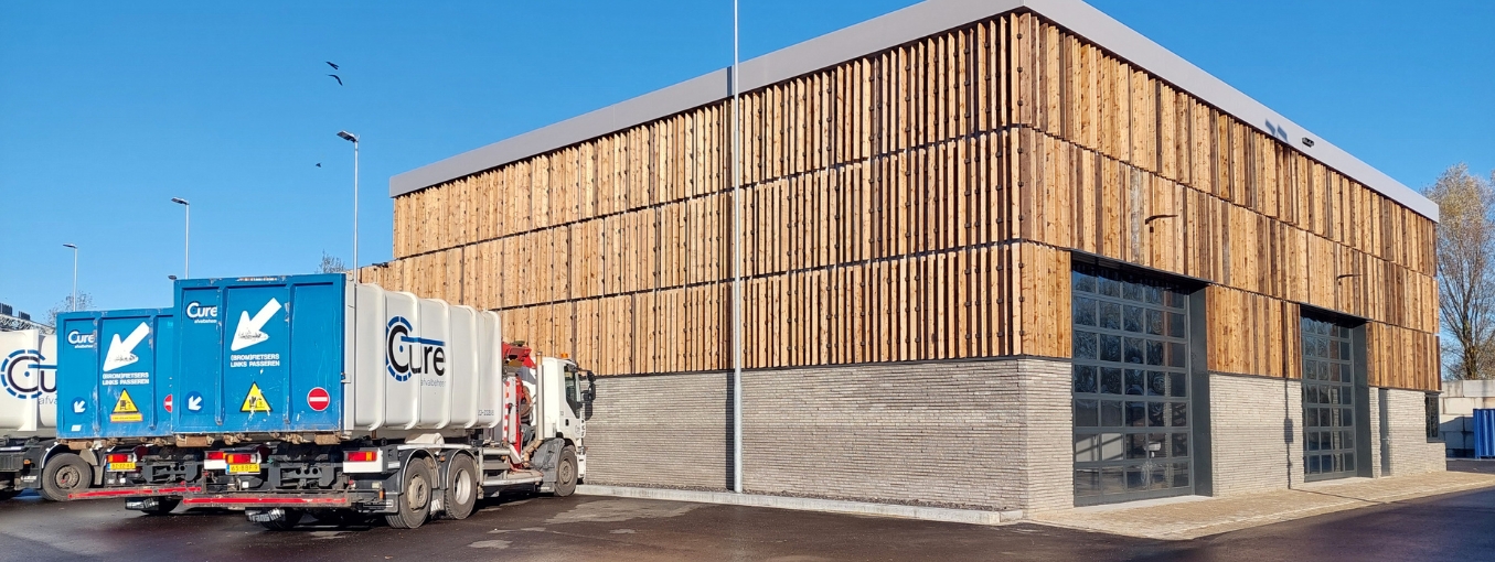 Cure Afvalbeheer Eindhoven duurzame loods utiliteitsbouw
