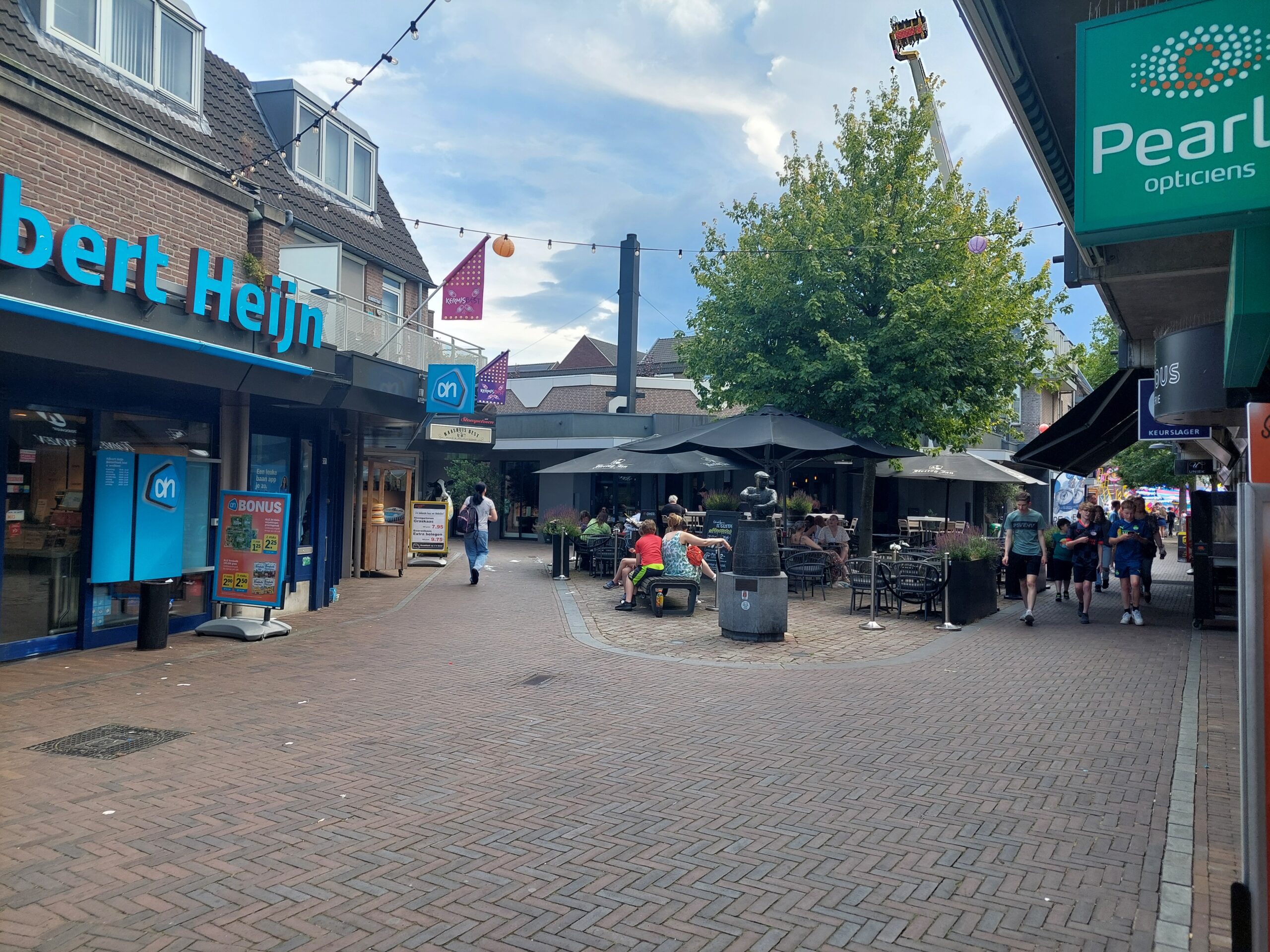 Centrum met vele voorzieningen op fietsafstand