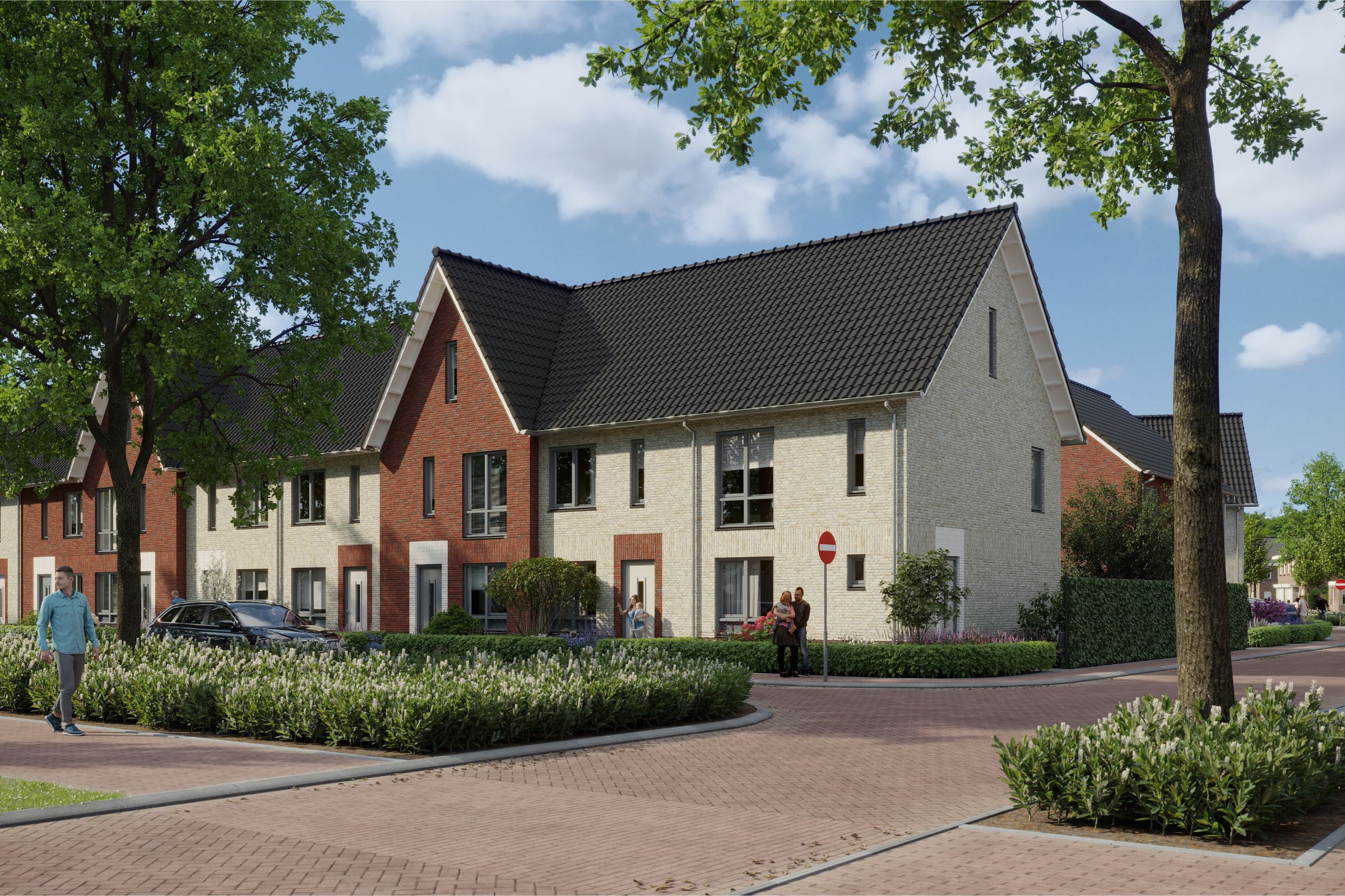 Sint Anthonis RemmensBerg nieuwbouw woningbouw rijwoningen twaalf rechts