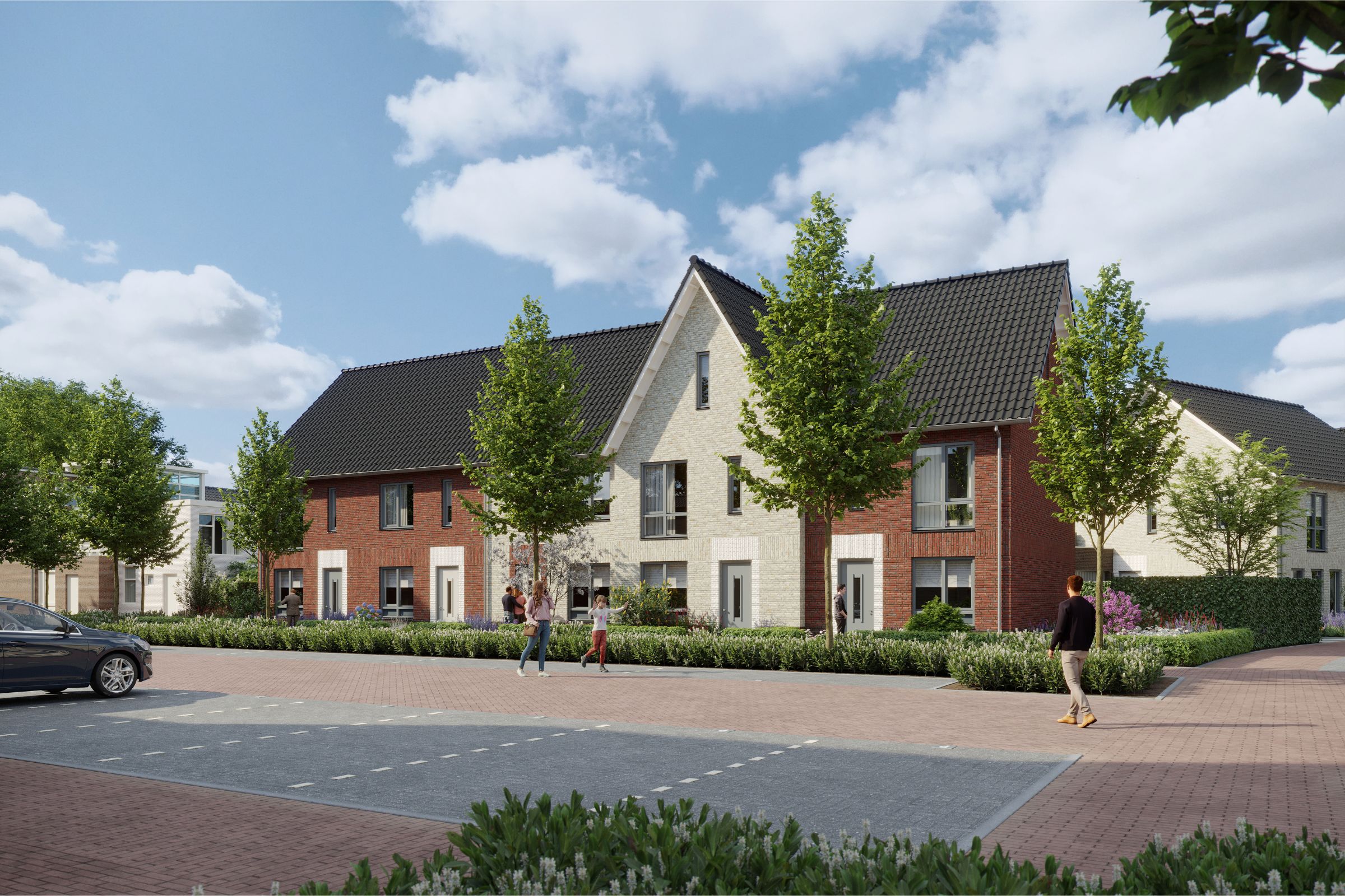 Noord-Brabant Sint Anthonis RemmensBerg nieuwbouw woningbouw rijwoningen hoekwoningen tussenwoningen