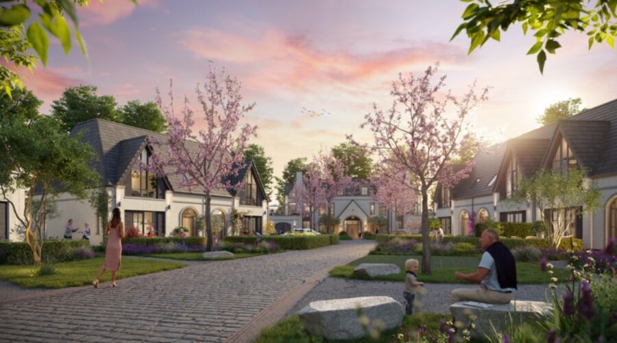 Noord-Brabant Bergeijk Park Looburgh nieuwbouw hof