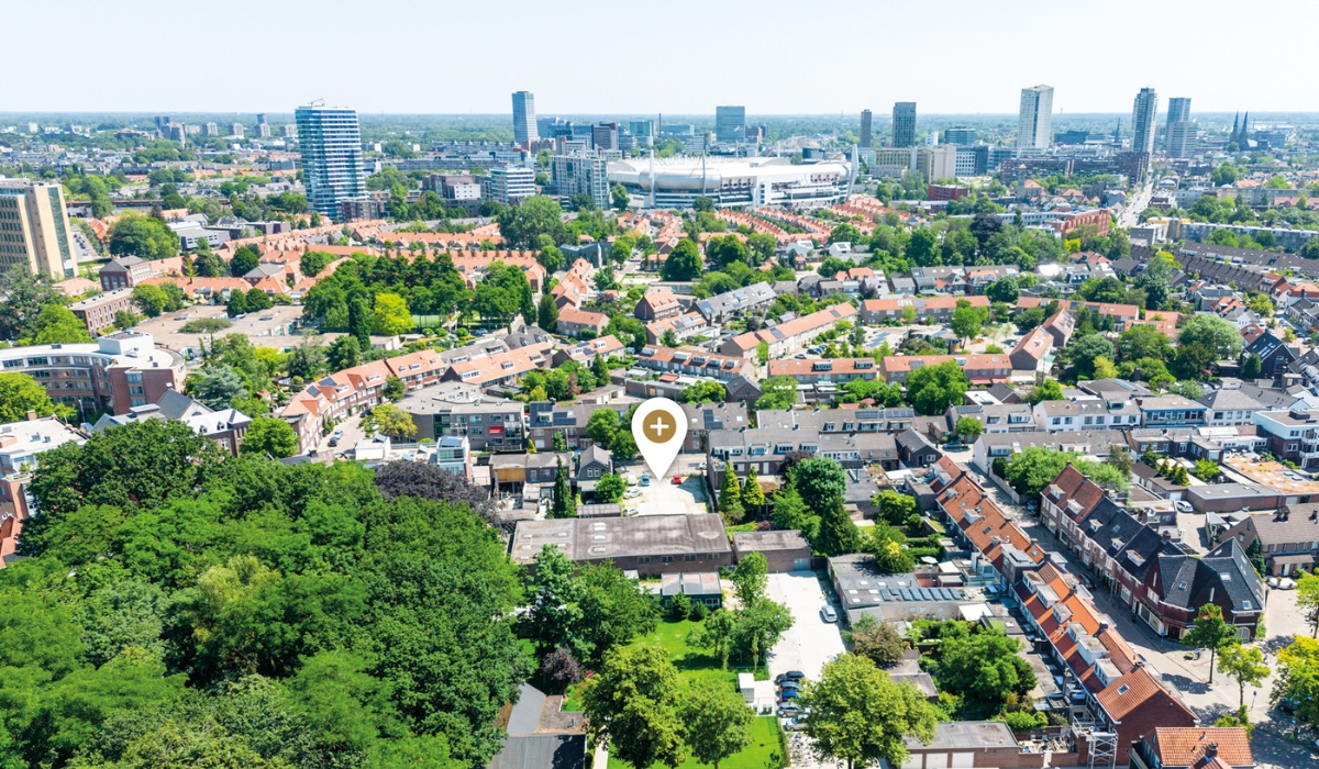 De nieuwbouwappartementen aan de Strijpsestraat komen vlak bij het centrum van Eindhoven