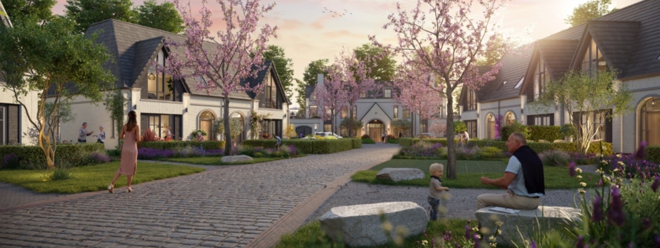 Noord-Brabant Bergeijk Park Looburgh nieuwbouw hof