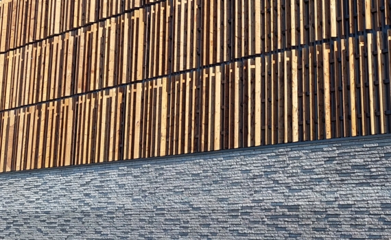 Eindhoven utiliteitsbouw loods Cure hergebruik hout stoeptegels hergebruikte bouwmaterialen