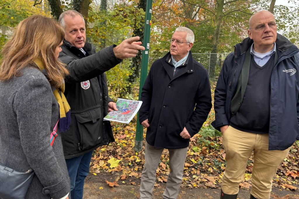 Klimaatweek Saskia Boelema gedeputeerde provincie Noord-Brabant Koos Pijnenburg Bouwbedrijf van Stiphout Grachten van Rode Klimaatrobuust watersysteem Markt Sint-Oedenrode
