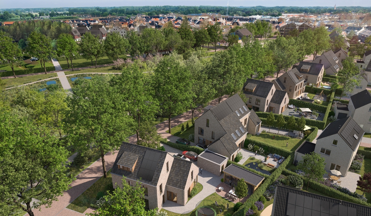 De woningen van De Buitens staan in een groene omgeving