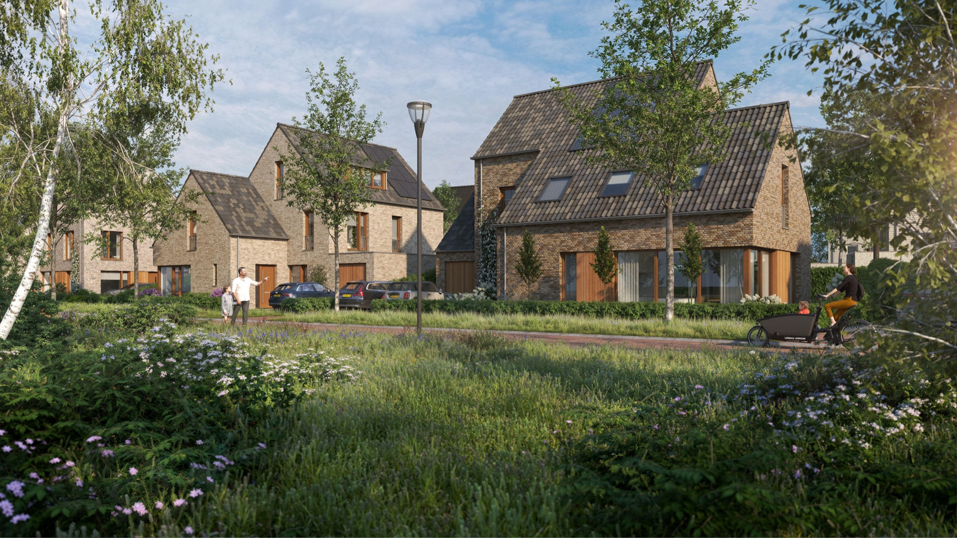 De projectmatige woningen variëren onderling van indeling en uitstraling