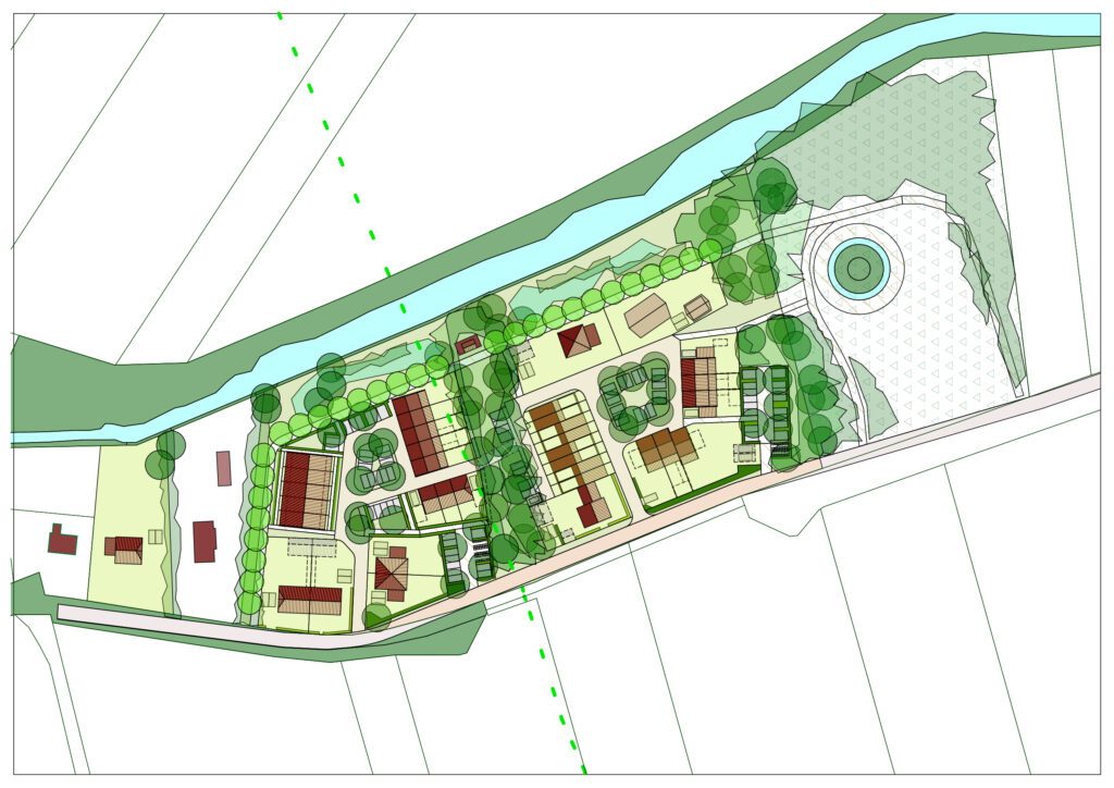 Schetsontwerp verkaveling herontwikkeling Hoefpad Uitwijk