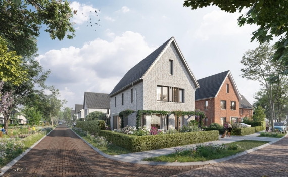 Gevarieerd woningaanbod in nieuwbouwwijk De Heuvelsche Velden in Beek en Donk