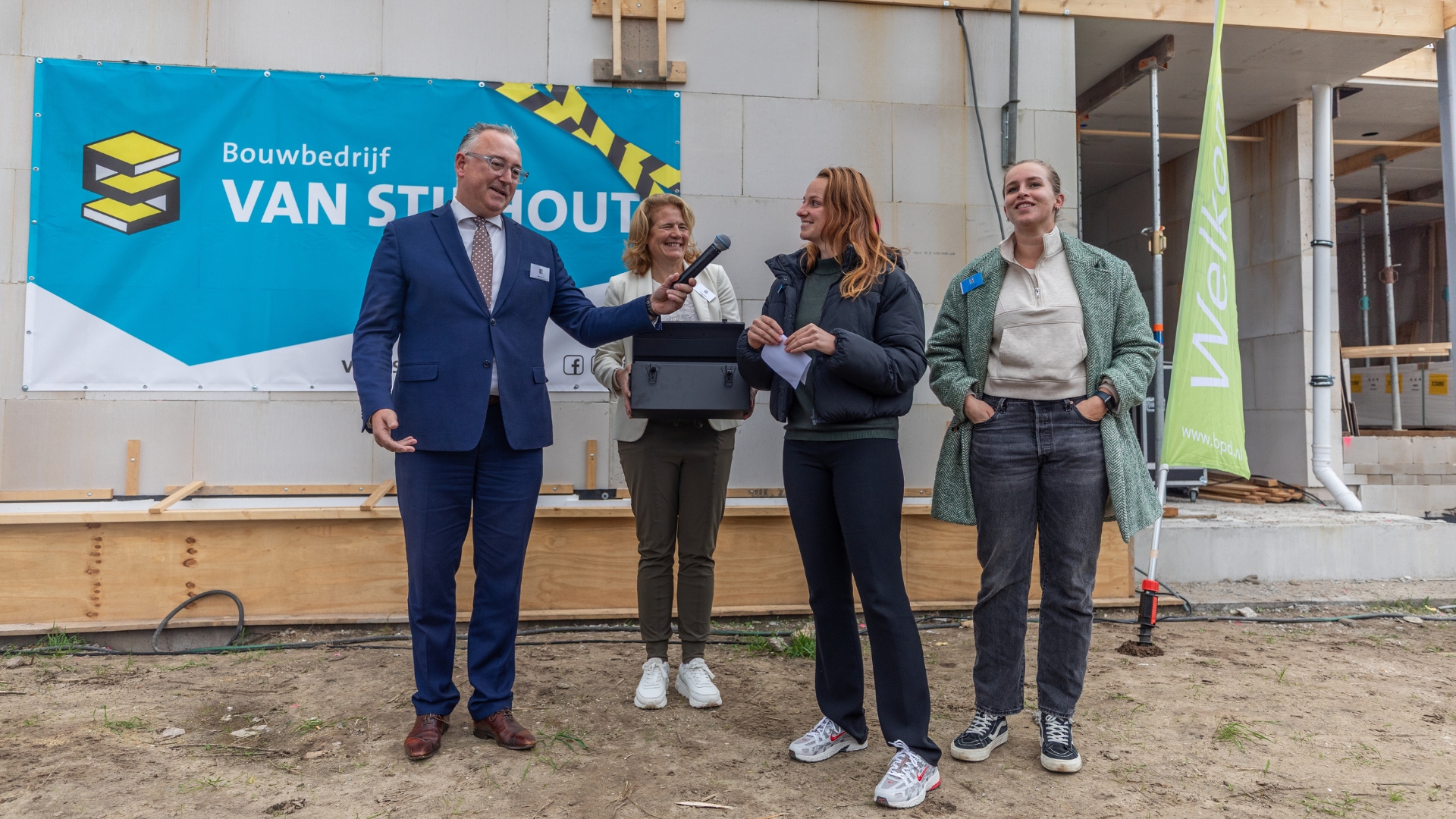 Toekomstige bewoners vulden het schatkistje met wensen