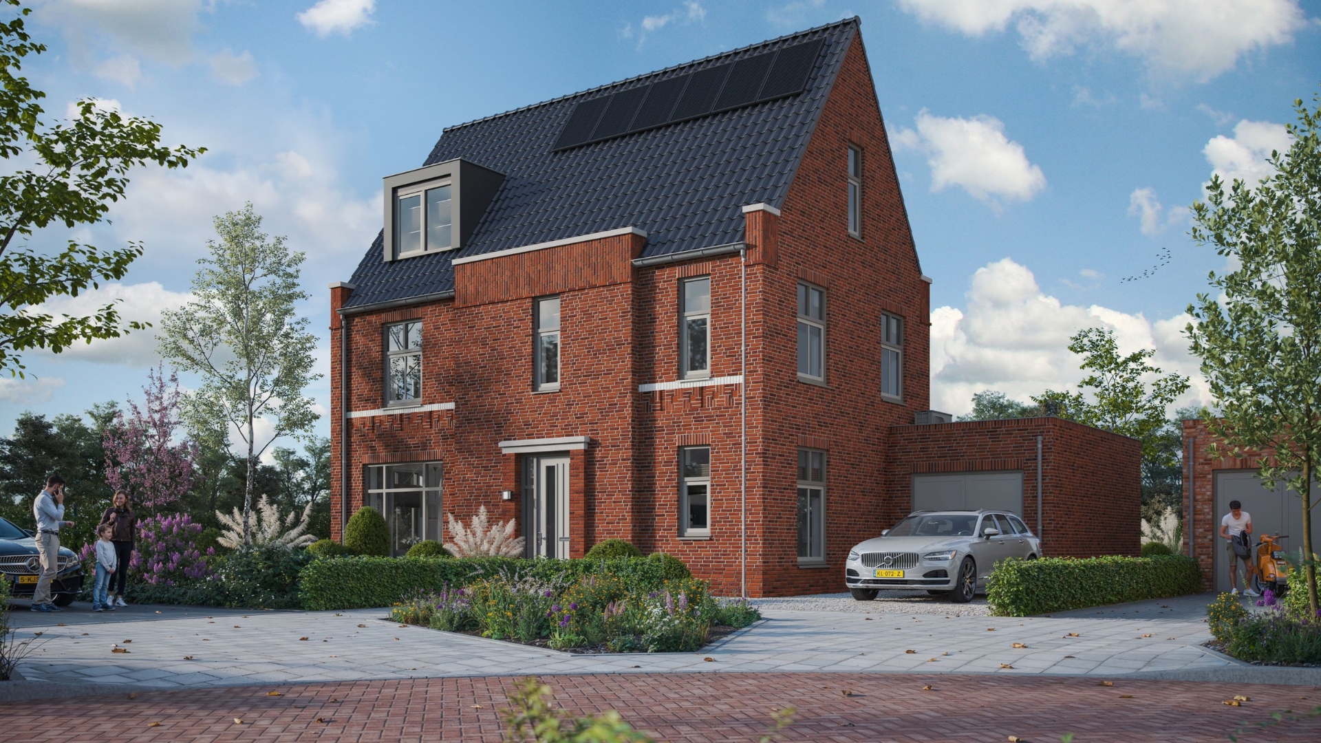 In dit project te Heeswijk-Dinther komen ook vrijstaande huizen