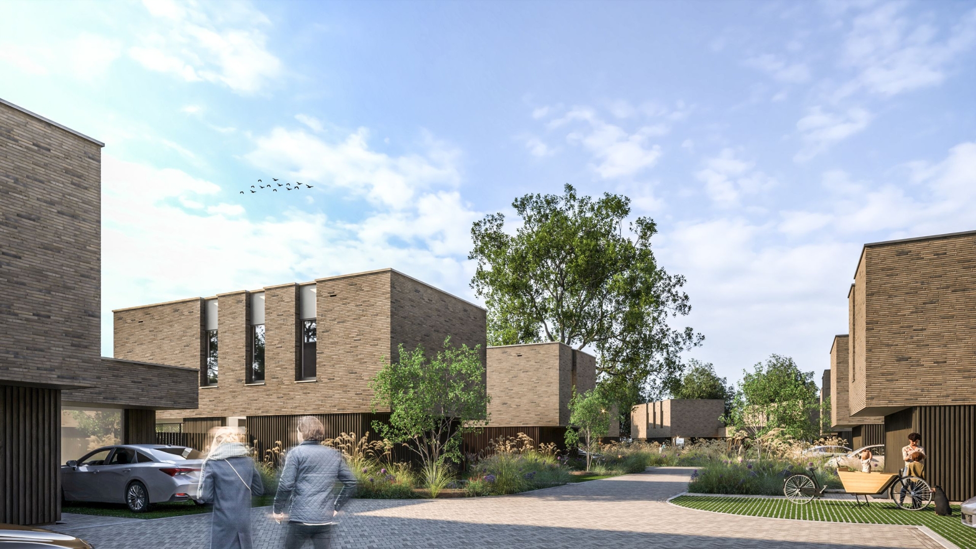 De elf vrijstaande woningen zijn royaal en bieden veel privacy