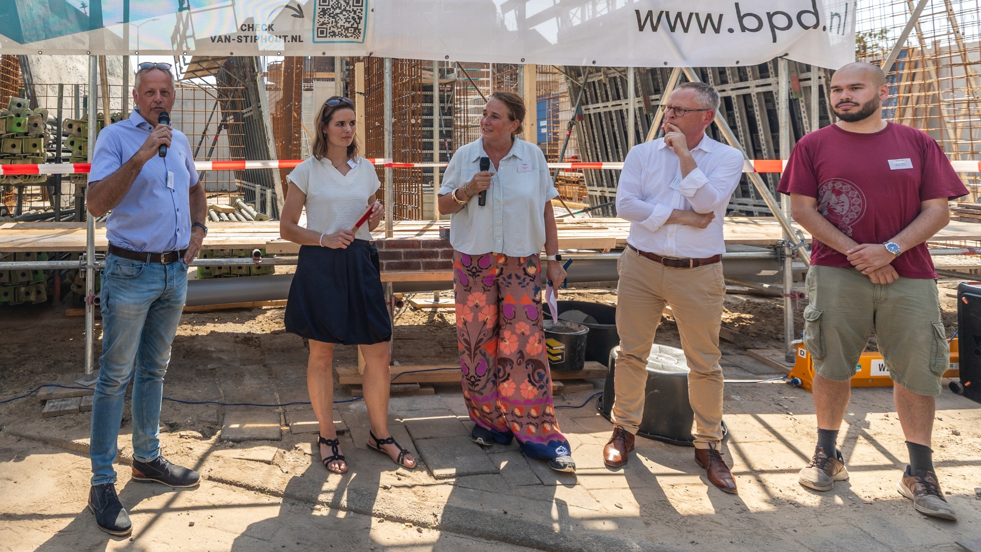 Een mondelinge toelichting op de achtergrond van project The Green