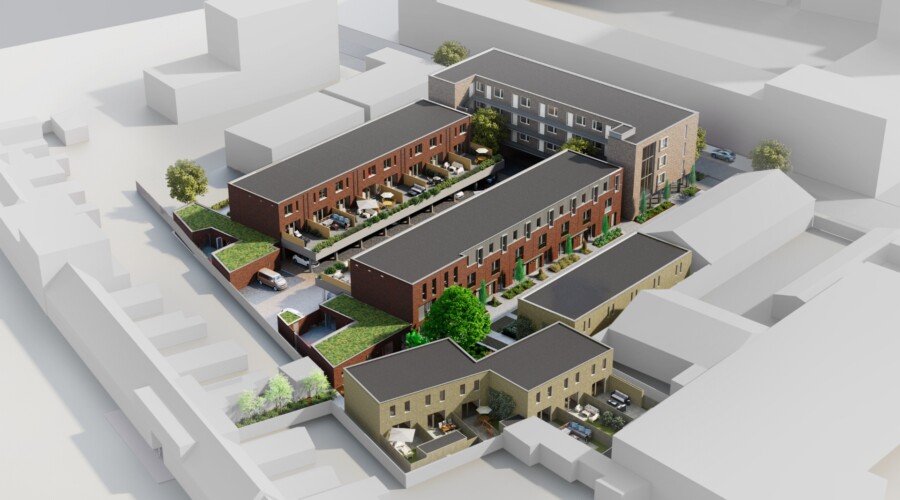 In Stadsdok Tilburg komen grondgebonden woningen en appartementen