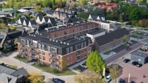 Een vogelvluchtimpressie van dit nieuwbouwproject