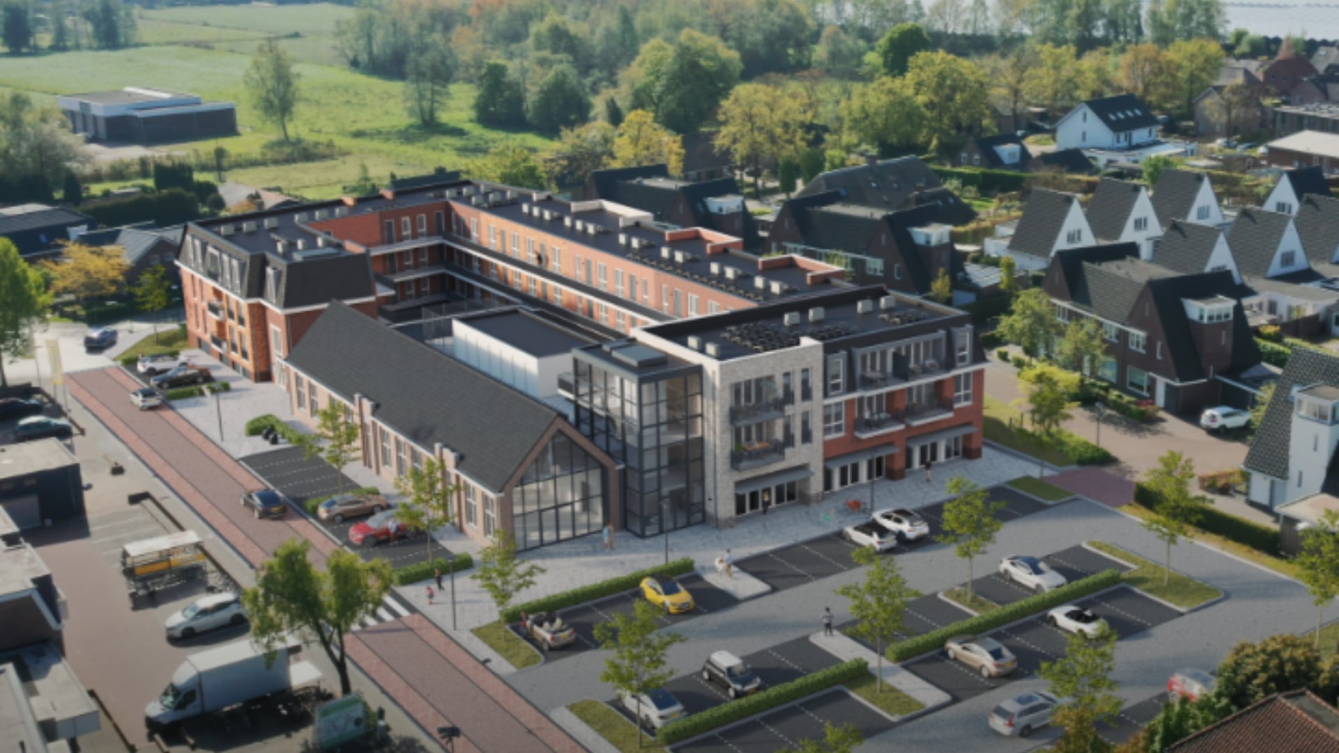 De nieuwbouw in hartje Haaren met voorzieningen voor de deur