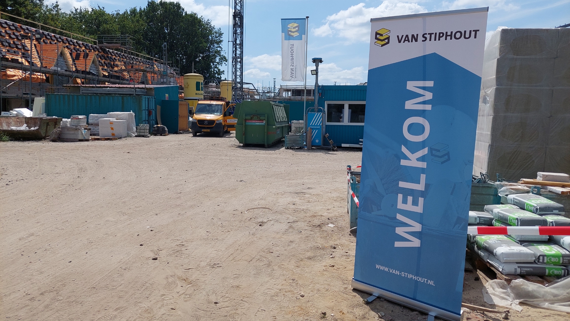 Welkom op de bouwplaats, toekomstige bewoners en projectbetrokkenen